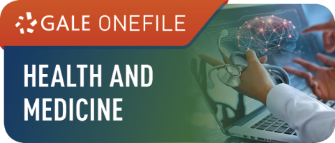 Gale OneFile Health and Medicine banner